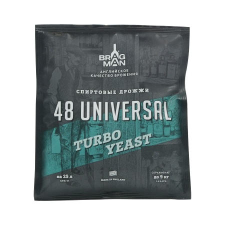 Дрожжи спиртовые BRAGMAN 48 Universal