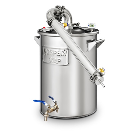 Дистиллятор Абсолют 7 трубок  с узлом отбора  30 литров