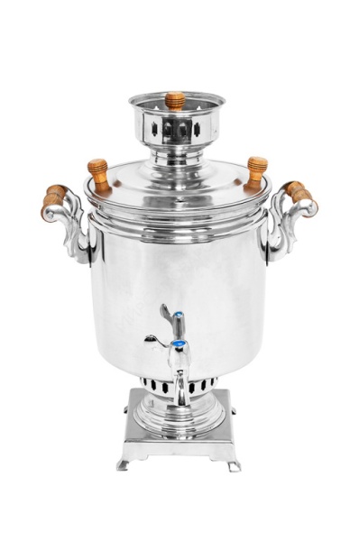 Самовар жаровый с трубой 7 л "Купец" АЛКОВАР