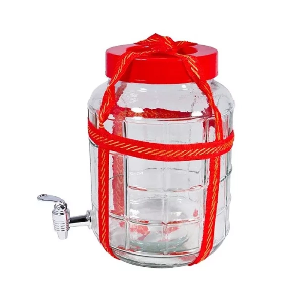 Банка с гидрозатвором с краном, 18 л