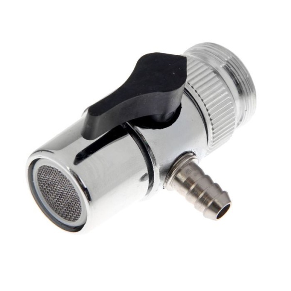 Дивертор, штуцер 11,8 мм с металл.переходником (Ёлочка)