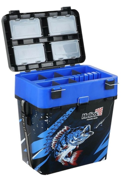 Ящик рыболовный зимний ICE FISHING синий (HS-IB-19-IFB) Helios за 1 шт