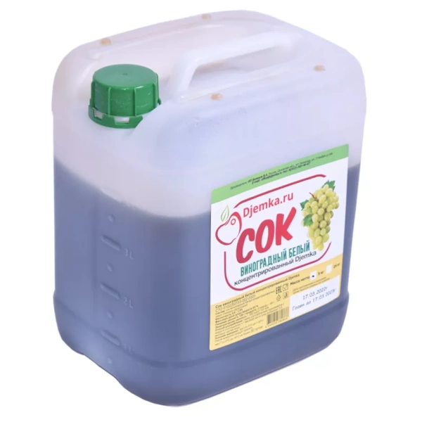 Сок концентрированный виноградный белый (канистра 5 кг)