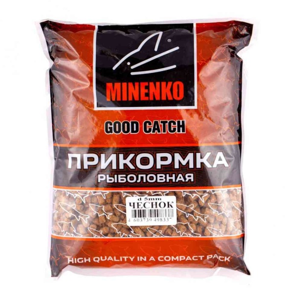 Пеллетс MINENKO Good Catch Чеснок 5мм, 4359