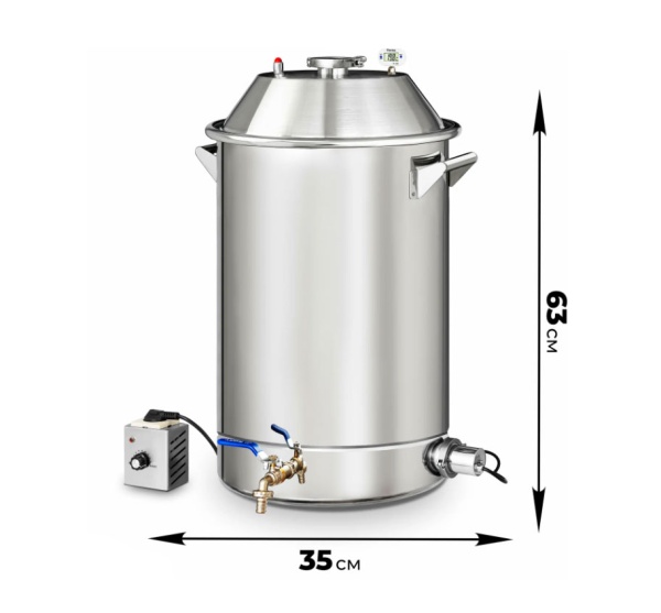 Дистиллятор Люкс NEW, 50 литров с ТЭН