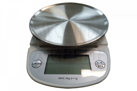 Весы электронные с платформой (до 3 кг, кратность 1 гр.)