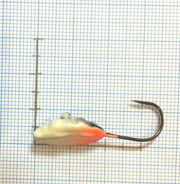 Мормышка Murena шар с отверстием фосфорной пяткой №38  1 шт 