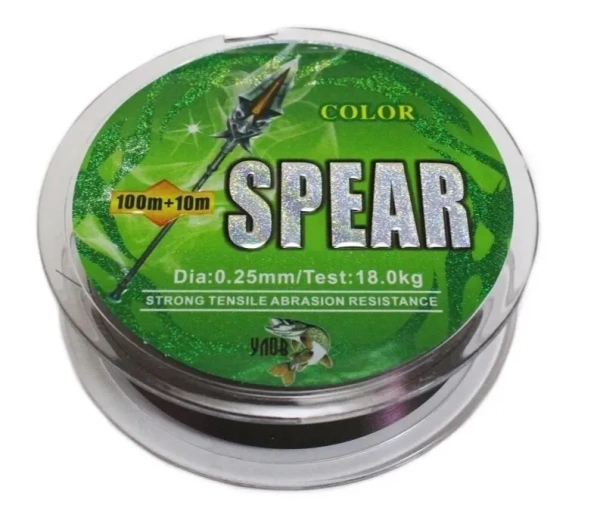 Леска SPEAR  хамелеон 0,25мм 100м+10м за шт
