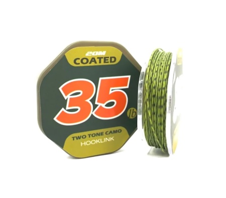 Поводковый материал в оплётке Coating Hooklink 10м 35 Lb
