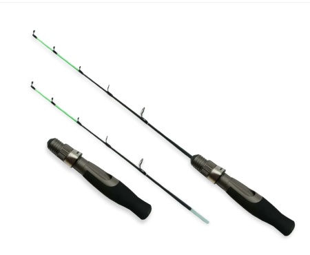 Удочка зимняя #2005-60см "BEAST/OKAMI" штекерная, стеклопластиковая (цена за 5шт)