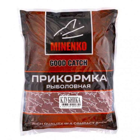 Прикормка MINENKO Good Catch Клубника, 4309