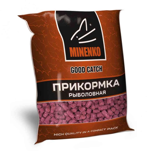 Пеллетс MINENKO Good Catch Клубника 10мм, 4361
