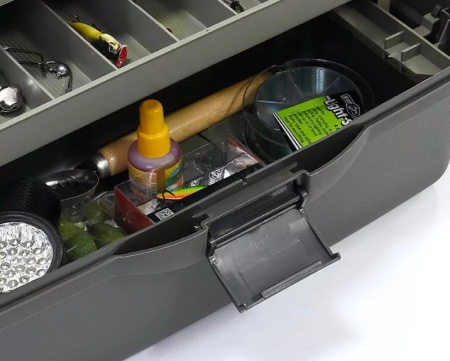 Ящик с 3-ми подъёмными полками Тип:3 40(45)x22x23 см, зелёный (Kanchen)