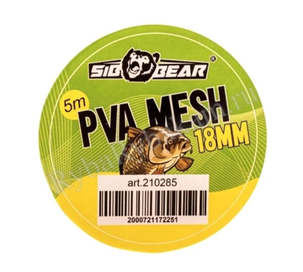 ПВА сетка 18 мм. 5м. бабина