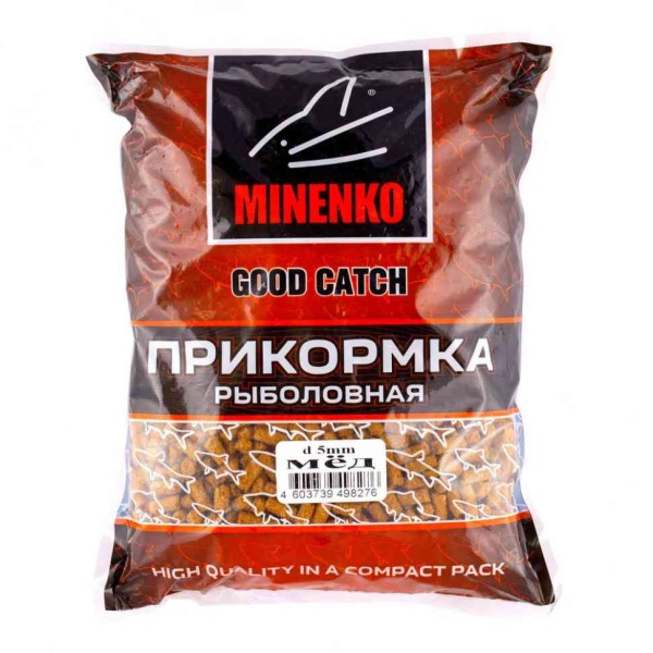 Пеллетс MINENKO Good Catch Мёд 5мм, 4353