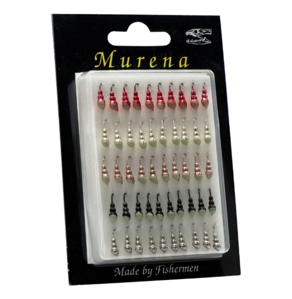 Мормышка Murena уралка с ушком диам. 5/2, с фосфорной пяткой №68   1 шт