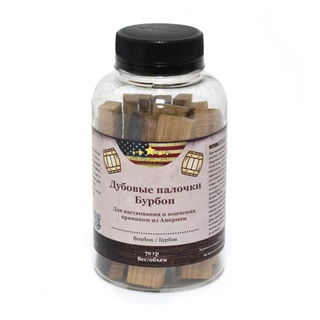 Дубовые палочки БУРБОН, 70 гр