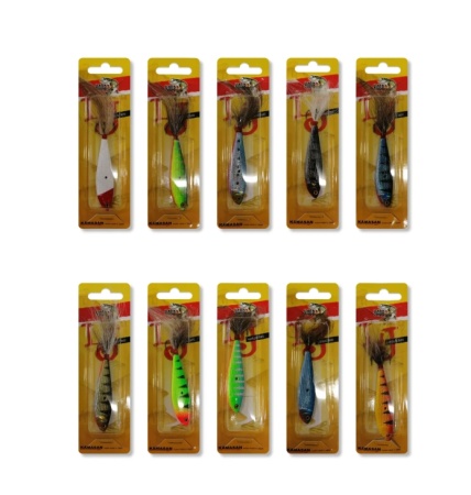 Бокоплав "УЛОВ" LJ 28 гр/75 мм (цена указана за 10 шт) модель: 91801