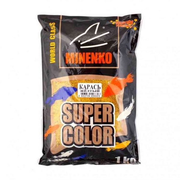 Прикормка MINENKO Super Color Карась Жёлтый, 125