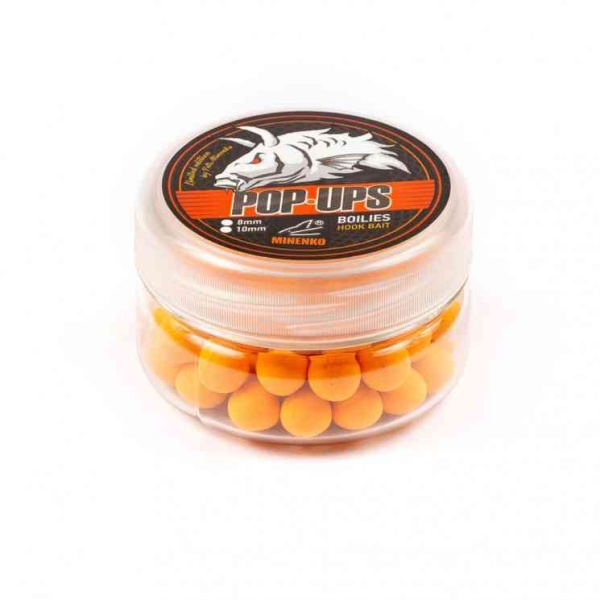 Бойлы плавающие MINENKO MANDARINE Pop-Up 10мм, 5535