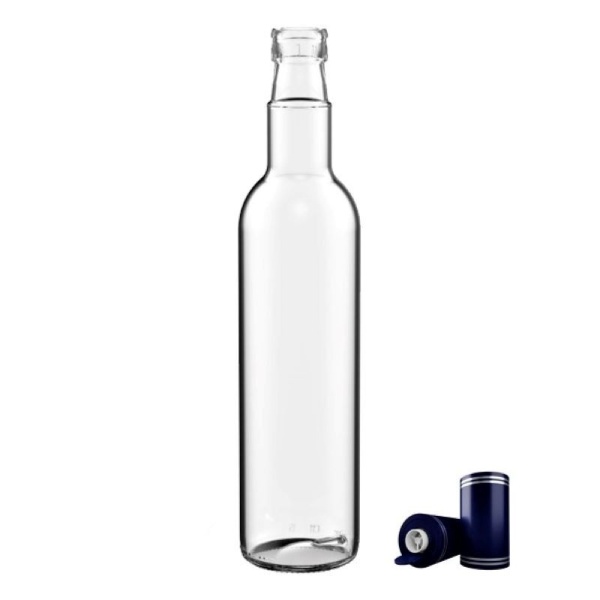 Бутылка водочная "Гуала круглая" 750 мл  КПМ3 под 58 колпак.