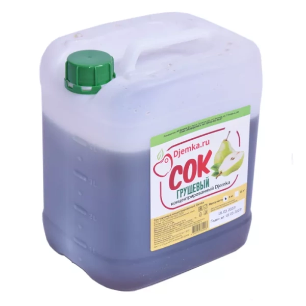 Сок концентрированный грушевый (канистра 5 кг)