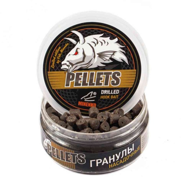 Насадочный пеллетс MINENKO BLACK HALIBUT garlic (8мм), 4805