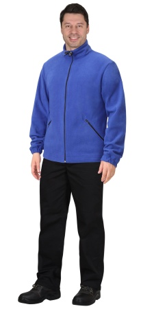 Куртка флисовая васильковая р. 104-108/170-176