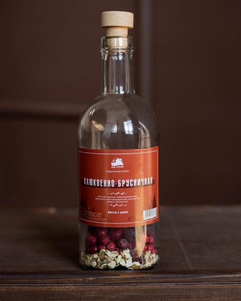 "КЛЮКВЕННО-БРУСНИЧНАЯ" 0,5 литр