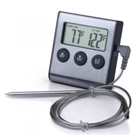 Термометр с проводным термосенсором и звуковым оповещением