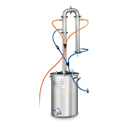 Дистиллятор Абсолют 7 трубок с узлом отбора  50 литров